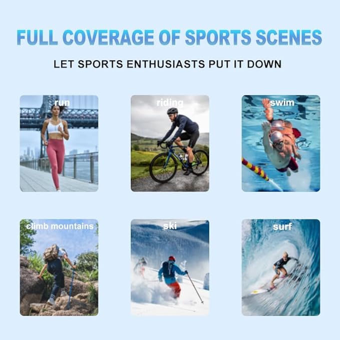 Waterproof Headphones for Swimming IP68 Waterproof • LCD Screen • Built-in 32G • Bluetooth 5.4 Earphone • Open Ear Headset Bone Conduction for Running, Cycling, Driving