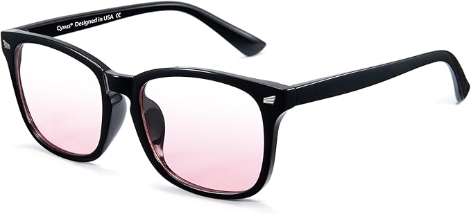 Cyxus Blue Light Glasses for Men Women Reduce Eye Strain UV Blocking for Computer Screen 8082