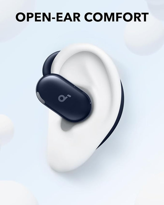 Soundcore V20i by Anker Open-Ear Headphones, Adjustable Ear Hooks, Ultra-Comfort, Snug Fit, Powerful Sound, Clear Calls, IP55, 36H Playtime, Bluetooth 5.4 Wireless Earbuds, Multipoint Connection