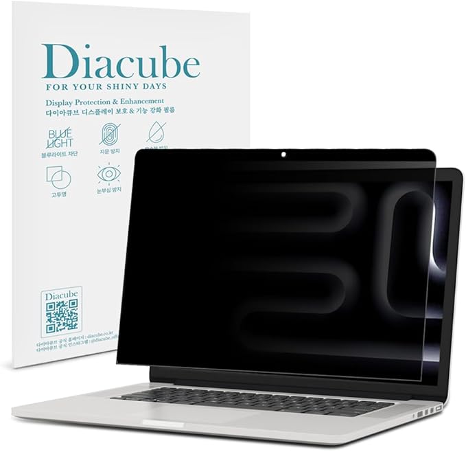 Magnetic Privacy Screen Protector for MacBook Pro 16 Inch (2024 M4,2023 M3,2022 M2,2021 M1), Removable Anti Glare Anti Blue Light Anti Spy Screen Filter