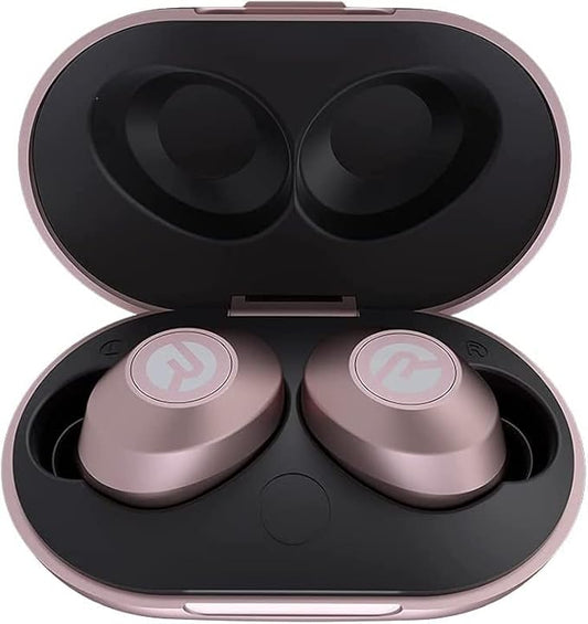 Raycon Everyday Earbuds Classic Bluetooth Wireless with Microphone - Stereo Sound, Active Noise Canceling, in-Ear Bluetooth Headset True Wireless Earbuds 32 Hours Playtime (Rose Gold)