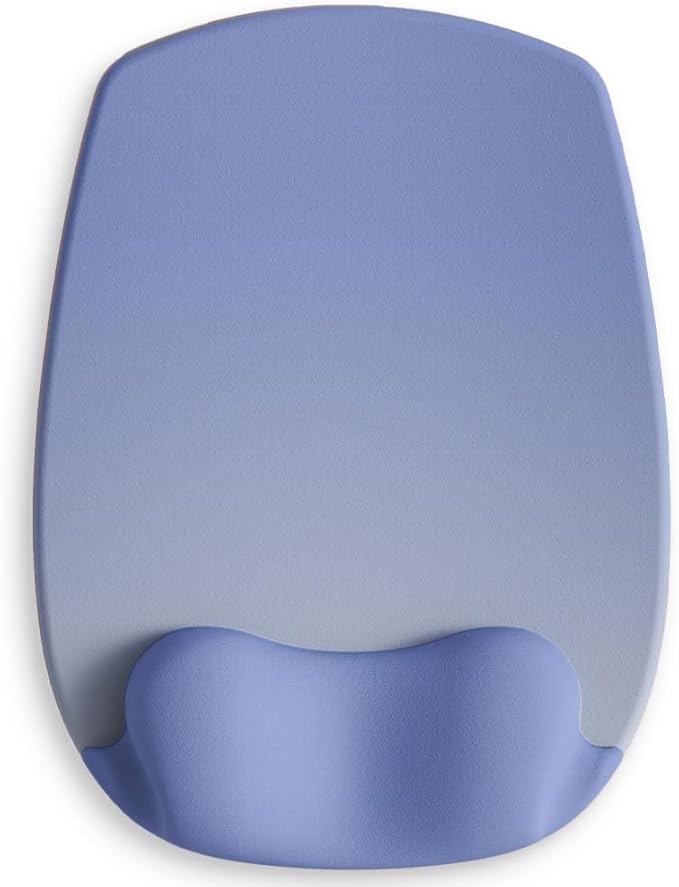 ErgoFlow Gel Wrist Rest Mouse Pad-Ergonomic Cushion for Desk, Cute Aesthetic Computer Decor for Women,Small Mousepad Mat&Laptop Pads-Office,Home Wireless Support&Ergo Accessories (07Horizon Blue)