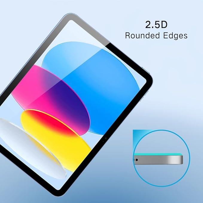 PERFECTSIGHT Anti Blue Light Screen Protector Compatible with iPad A16 2025 11th/10th 2022 Generation (11/10.9 Inch), 1 Pack HD Clear Anti Fingerprint Eye Protection Blue Light Blcoking Tempered Glass