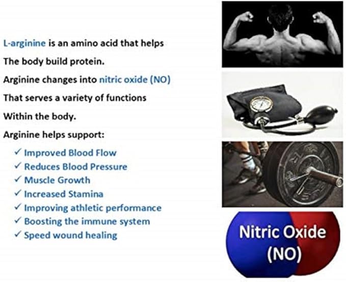 L-ARGININE PRO | 5,500mg L-Arginine Plus L-Citrulline 1,100mg Orange Powder Drink Mix Supplement for Increased Nitric Oxide Production