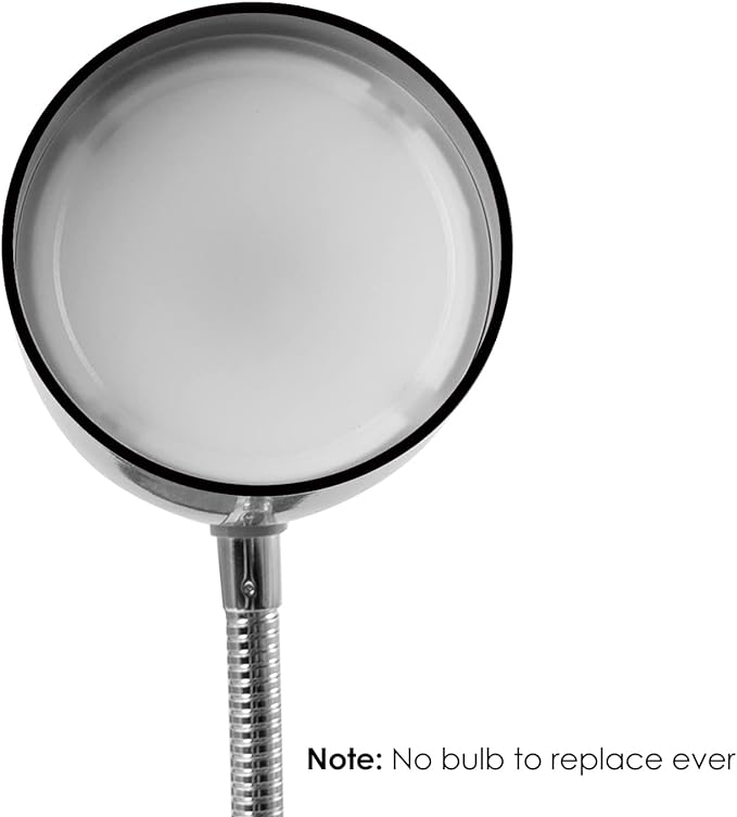 ENERGETIC SMARTER LIGHTING LED Desk Lamp, Flexible Gooseneck with Table lamp, 3.5W 240LM 4000K Cool White Study Lamps for Bedroom and Office, Eye Protection, ETL Listed,Black