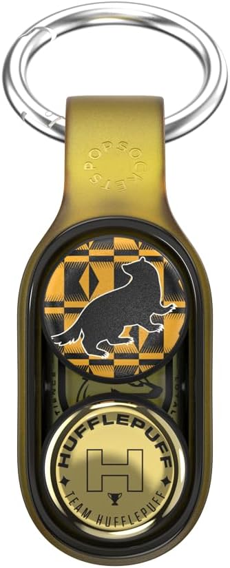 PopSockets PopPuck – Magnetic Fidget Toy for Adults & Kids, Trick Magnet, Sensory Toy for Stress Relief & Focus, Harry Potter - Hufflepuff