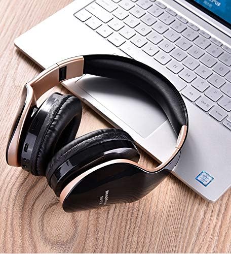 Wireless Foldable Gaming Headphones - Black