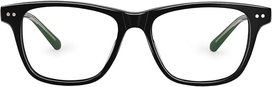 Dollger Fashionable Square Transparent Lenses Blue Light Blocking Glasses for Women Men - Computer Glasses for Stylish Women