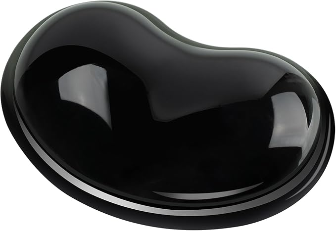 Ergonomic Gel Wrist Rest Pad for Mouse, Computer Mouse Wrist Support for Arm Pain Relief, Heart-Shaped Cute Hand Wrist Cushion for Home and Office Working Gaming Anti-Fatigu