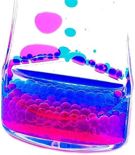 Liquid Motion Bubbler Sensory Timer, 2 Minute – Big Calming Sensory Bubble Toy for Kids with Autism ADHD Anxiety or Special Needs (Single Pack)