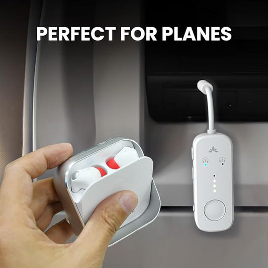 Noise Cancelling Earbuds for Airplane Travel, Latest Bluetooth 5.3 LE Audio Headphones with Qualcomm Chip, Auracast, aptX Adaptive, Audio Sharing & App EQ, Sky Infinity NC