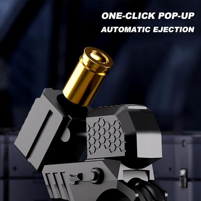 Metal Fidget Ring Fingertip Launcher Toy,Adult Sensory Stress Relief Fidget Toys,Best Gift Choice (Frosted Black)