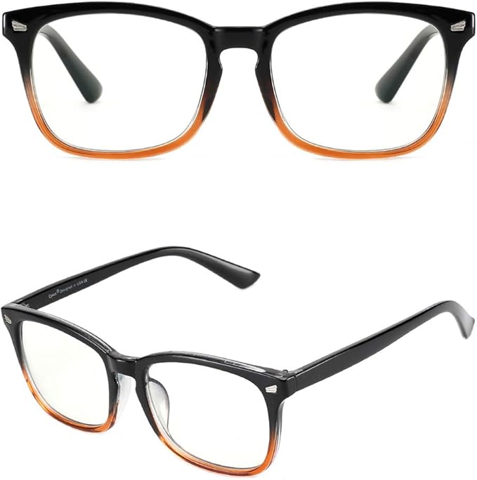 Cyxus Blue Light Glasses for Men Women Reduce Eye Strain UV Blocking for Computer Screen 8082