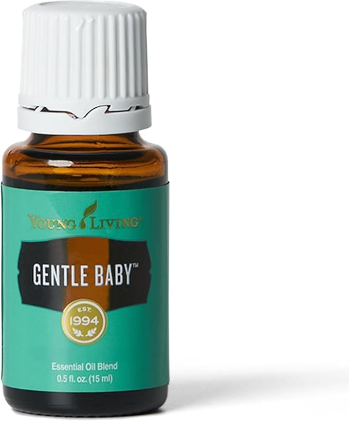 Young Living - Gentle Baby 15ml | Gentle Aroma for Babies | Soothing Skin | Relaxing & Moisturizing Aromatherapy Massage | Infant & Parenting Relaxation | Calming Scent