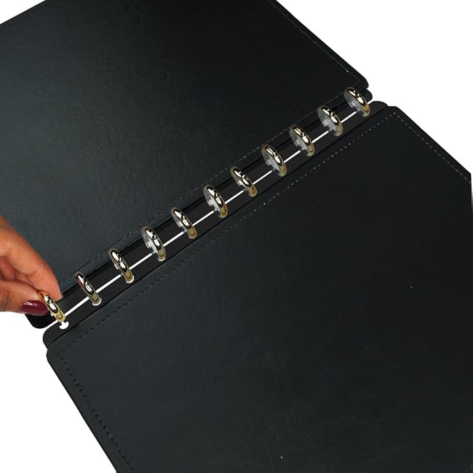 12 Pieces Expansion Discs – Medium Discbound Binding Discs Discbound Binding Ring Discs for Notebooks and Planners - Add Extra Pages, Notes or Artwork - Support Up to 80 Sheets