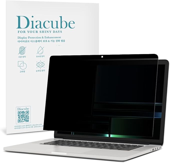 Magnetic Privacy Screen Protector for MacBook Pro 14 Inch (2024 M4,2023 M3 2022 M2 2021 M1), Removable Anti Glare Anti Blue Light Anti Spy Screen Filter