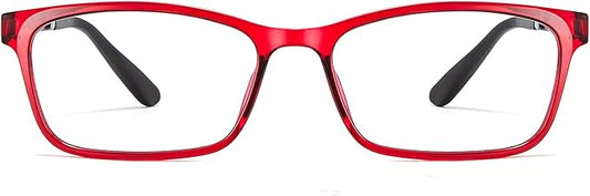 Cyxus Blue Light Glasses Computer Glasses UV Blocking GRP Square Frame Clear Lens Ultra Light Eyewear