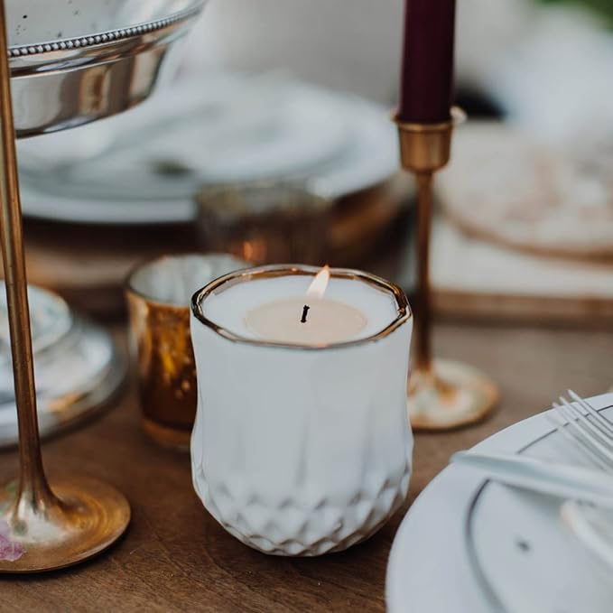 The Growing Candle, Wild Flower Scented, 9oz Ceramic Pot, Single Wick Aromatherapy Candles, 100% Soy for Women and Men, Astrid