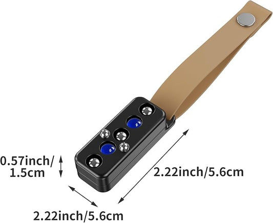 Fidget Slider for Adults, Fidget Slider Toy, EDC Fidget Toys Adults Slider Fidget Toy, (Dark Blue)