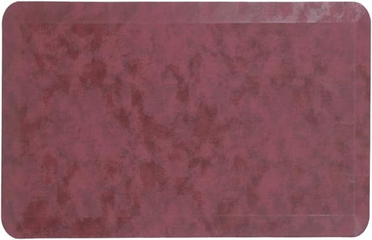 Mabel Home Anti Fatigue Floor Mat- 3 Size(20x32 & 20x39 & 24x70),16 Colors - Standing Desk Mat-Kitchen Floor Mat-Stain ResistantHome Non-Slip Bottom, Extra Soft (Red, 20" x 32")