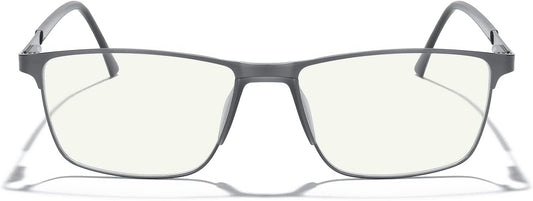 MERRY'S Fashion Blue Light Blocking Glasses - Reading Glasses Metal Frame Spring Hinge Readers for Men Eyeglasses