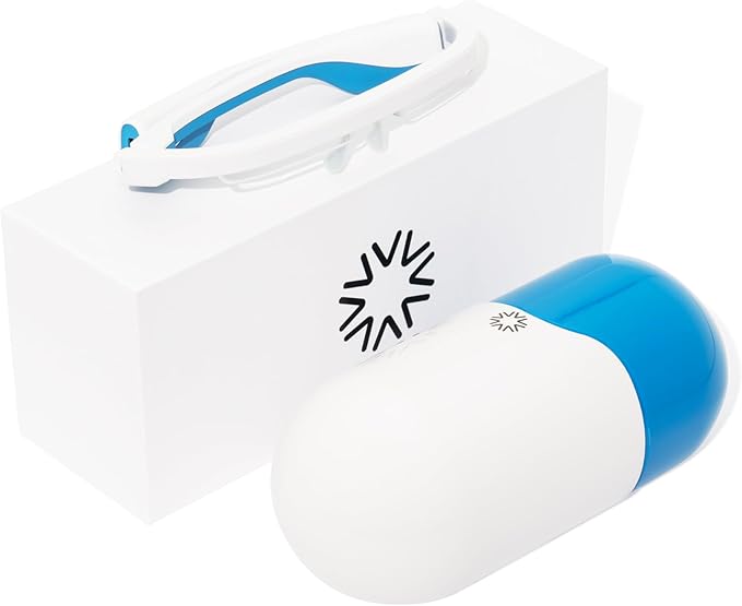 AYO: Premium Blue Light Therapy Glasses | Sleep Better, Boost Energy, Improve Mood | Portable Light Therapy Lamp | Circadian Rhythm Disruptions Linked to Sleep Problems, Winter Blues, Low Energy