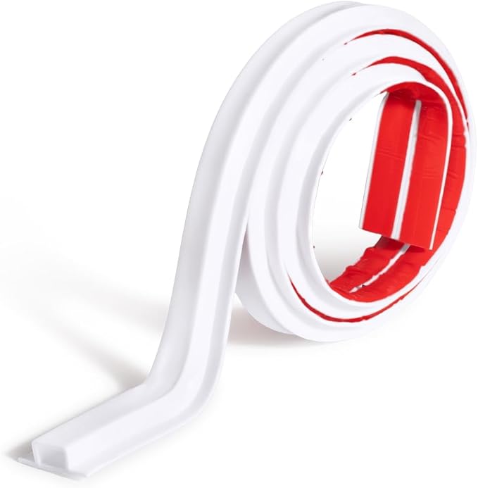 Rubber Bond TV Cord Hider Cable Protector - Strong Self Adhesive Wall Cord Cover Cable Hider - Low Profile Cable Management Wall Cord Concealer Cable Raceway