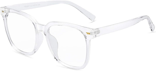 PANNER Oversized Square Blue Light Blocking Glasses for Women Men Anti Glare Reduce Eyestrain Computer Glasses