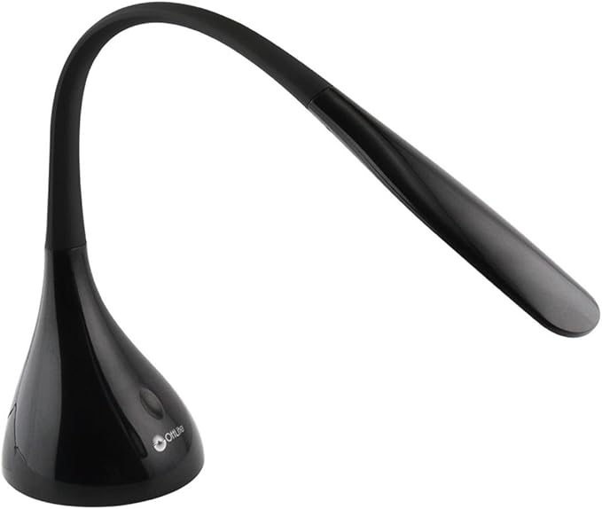 OttLite Creative Curves LED Desk Lamp with Adjustable Neck - 4 Dimmable Brightness Settings with Energy Efficient Natural Daylight LEDs for Home Office, Computer Desk, & Dorms