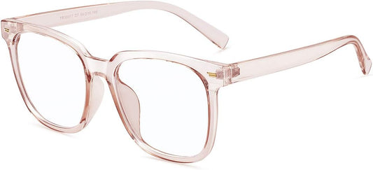 PANNER Oversized Square Blue Light Blocking Glasses for Women Men Anti Glare Reduce Eyestrain Computer Glasses