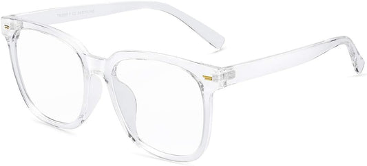 PANNER Oversized Square Blue Light Blocking Glasses for Women Men Anti Glare Reduce Eyestrain Computer Glasses