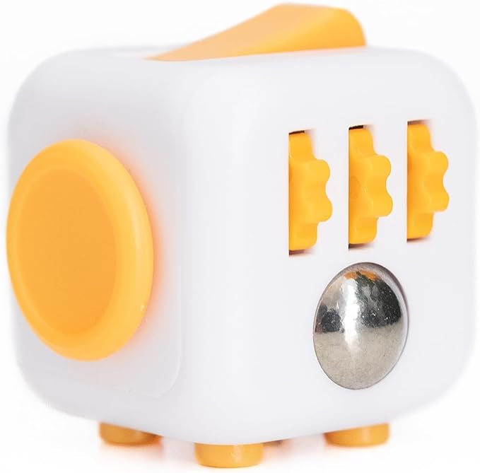 Antsy Labs The Original Fidget Cube, Stress Relief Desk Toy with 6 Sides, Gadget for Focus, Anxiety Relief, Sensory Processing Challenges, Fun Gift for Kids, Teens, and Adults, Pocket-Sized, Sunset