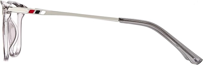 Cyxus Blue Light Blocking Glasses Photochromic Men Square Computer Gaming UV400 Protection 8208iT43