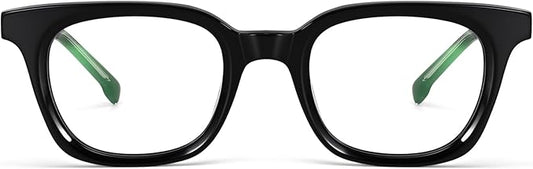 Dollger Blue Light Blocking Glasses For Woman Men Thick Frame Round Non-Prescription, pertain Work,Computer Gaming,TV