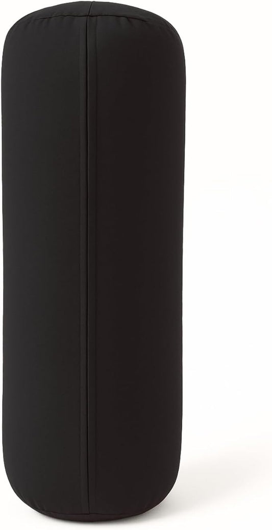 Yogikuti Iyengar Yoga Bolster for Restorative Yoga and Meditation – Lightweight Cotton Support Pillow with Handle for Easy Carry, Versatile for Pose Modification, Balance, Back Relief, and Relaxation