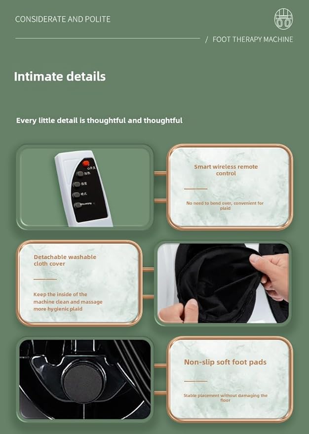 Electric Foot Massager Machine with Heat - Shiatsu Kneading for Pain Relief, Plantar Fasciitis & Neuropathy, Home Use Foot Therapy for Circulation and Muscle Relaxation (White)