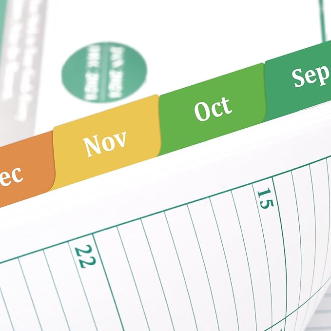 2025-2026 Planner Refills – Planner Refills 2025-2026, Jul.2025 - Jun.2026, 2 Pages Per Day Daily & Monthly Planner, 5.5" x 8.4", Daily Tracker