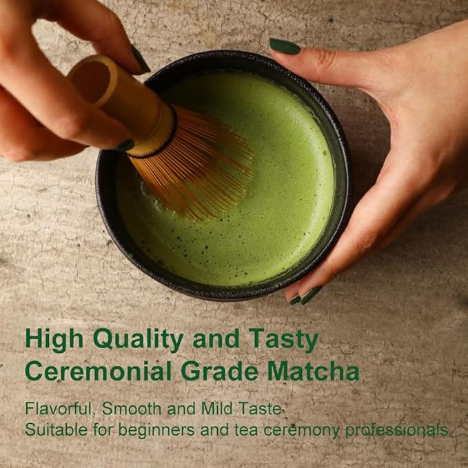 MatchAdmire Ceremonial Grade Zero-Burden Matcha Powder, Premium First Harvest USDA Certified Organic Green Tea Powder, Rich Flavor,100% Vegan with No Fillers,Radiation-Free Matcha(1.76oz/50g)