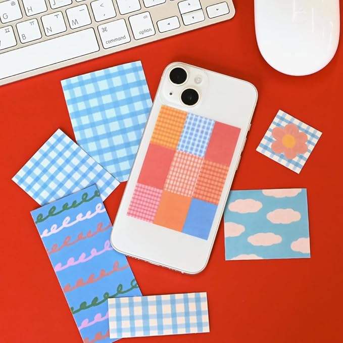 Monolike Unmatched Friends Sticker Pack Pattern Series.2 (102Pcs) - Variety Pack, Journal, Scrapbook, Waterproof, Fancy Sticker