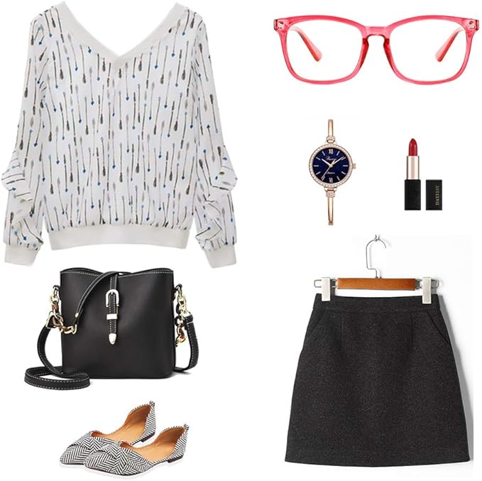 Cyxus Blue Light Glasses for Men Women Reduce Eye Strain UV Blocking for Computer Screen 8082