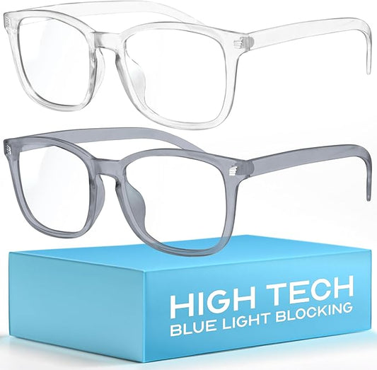 livho High Tech Blue Light Glasses - Advanced up to 99% Blue Light Blocking Computer Glasses - Screen Fatigue & UV Protection