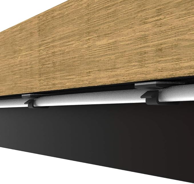 Cable Clips with Strong Self-Adhesive, XIAOXI R Shape Cable Management TV PC Wire Holder Sticky Tidy and Organizer Cord and Wires - 40 Pcs (Black)