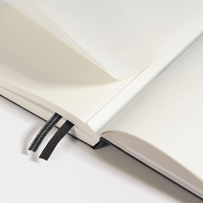 LEUCHTTURM1917 - Notebook Softcover Composition B5-123 Numbered Pages for Writing and Journaling (Plain, Navy)