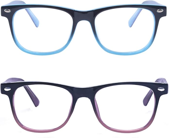 Outray Blue Light Glasses for Kids Computer Blue Light Blocking Glasses for Boys and Gilrs Age 3-12 Anti Eyestrain