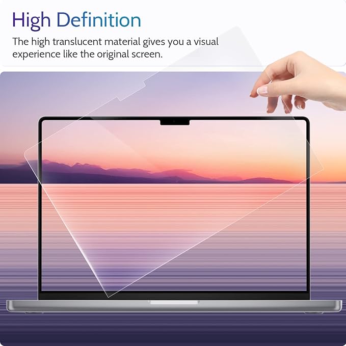 3-Pack Anti Blue Light Screen Protector for MacBook Air 13.6/13 Inch (2022-2025, M2 M3 M4 Chip), 13.6inch Mac Laptop Glare Filter Uv Blocker Shield Cover Eye Protection Film