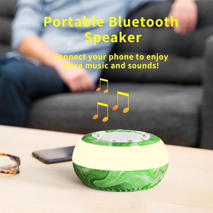 Sound Machine Soothing Sounds, White Noise Machine for Sleeping, Noise Machine for Baby, Sleep Sound Machine for Adults,Portable White Noise Sound Machine for Sleeping Adults