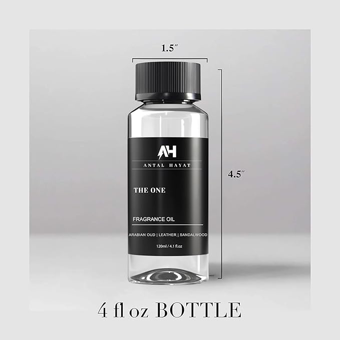 The One Hotel Scent Diffuser Oil 120ml - Aromatherapy Fragrance Inspired by 5-Star Hotels - Notes of Cardamom, Leather, Lemon, Cinnamon & Sandalwood - Inspired by Luxury Hotel The One Diffuser Scent