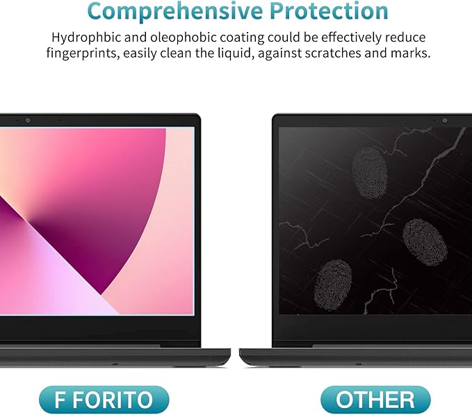 F FORITO 2-Pack 17 inch Anti Blue Light Screen Protector, Eye Protection Anti Glare & Blue Light Blocking Screen Filter Compatible with All 17" Laptops with 16:10 Aspect Ratio