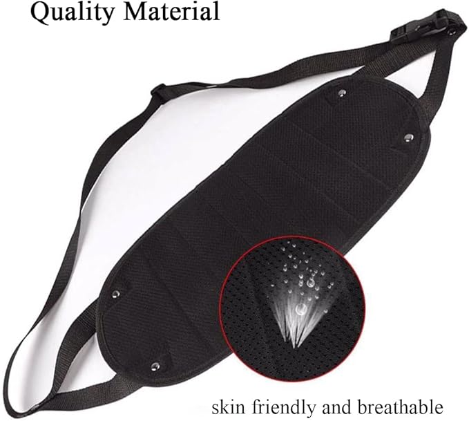 2 Pack Air Travel Foot Hammock, Footrest Hammock with Soft Sponge,Portable Air Travel Necessities, Foot Rest for Traveling,Camping,Hiking