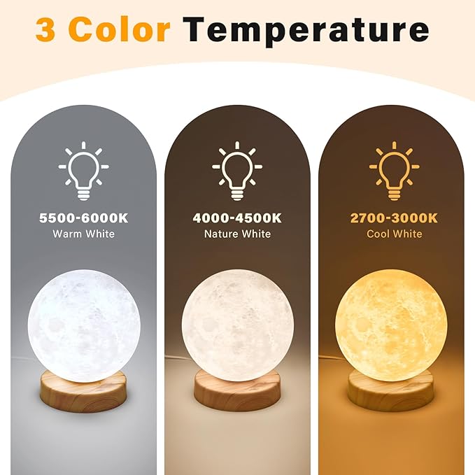 Light Therapy Lamp,10000 Lux Sun Lamp with 3 Color Temperatures,Stepless Brightness,Timer & Memory Function, Happy Sunlight Lamp,Full Spectrum Light with Remote Control for Home, Office